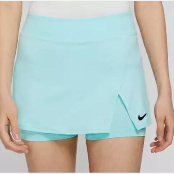Nike Women's Slim Fit Dry Victory Training Skort Light Blue Size 1X - Picture 1 of 10